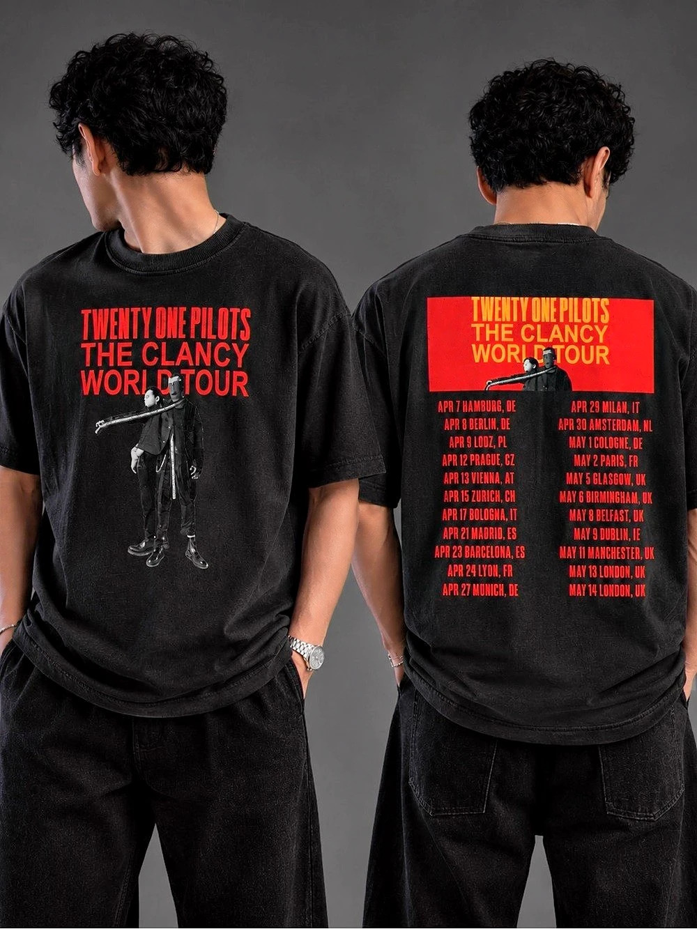 Twenty One Pilots The Clancy Reprint Unisex T-Shirt Band Tee